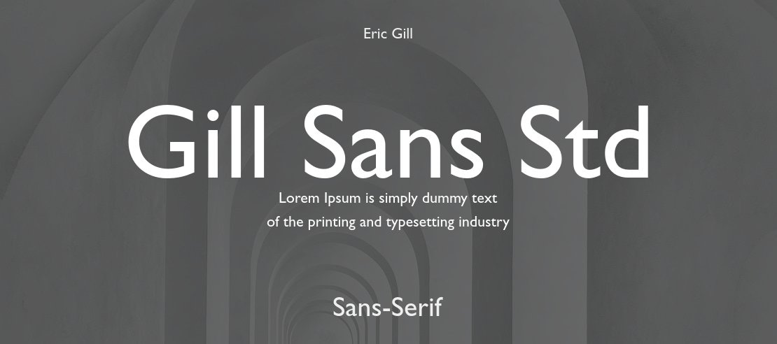14. Gill Sans