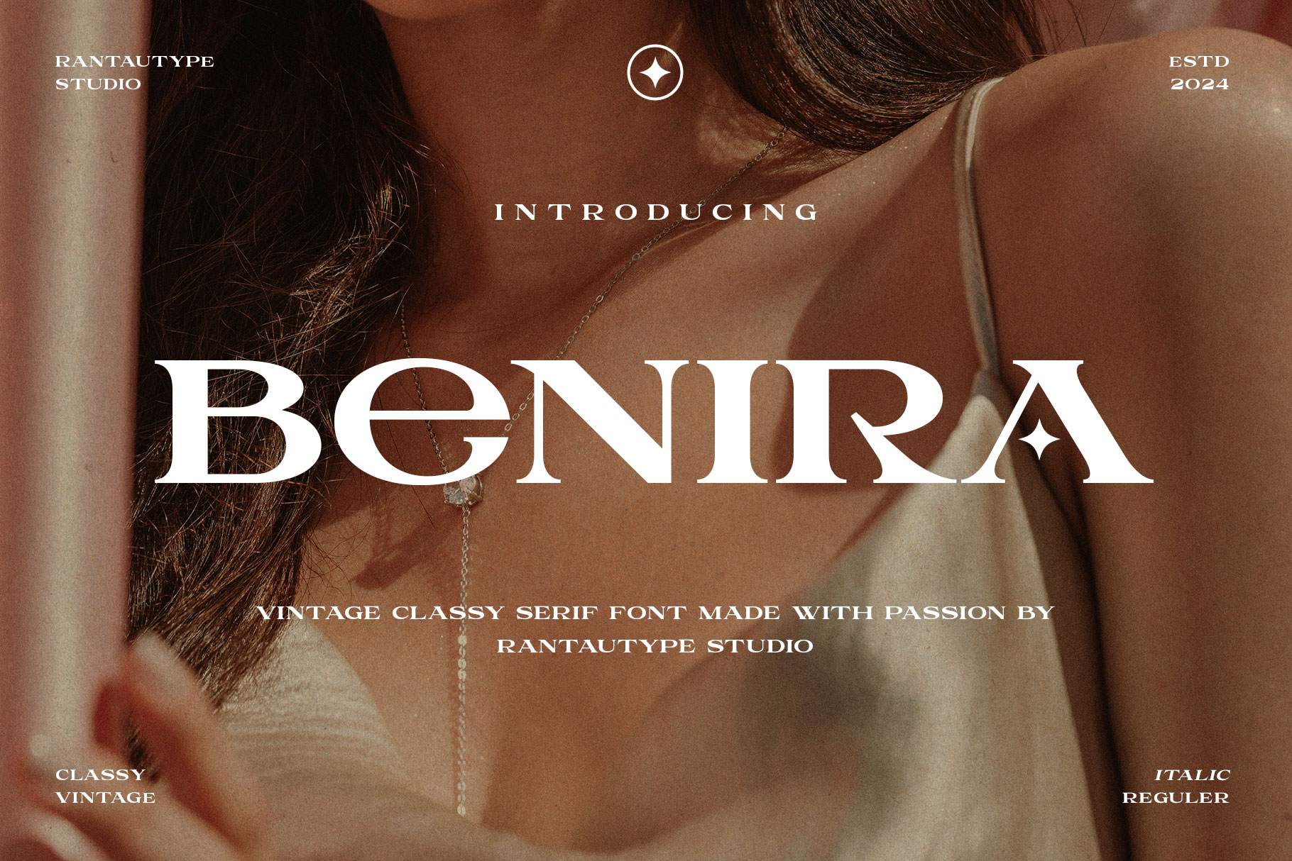 18. Benira Vintage Classy Serif Font