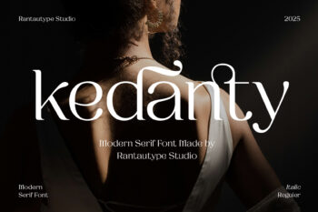 Kedanty Modern Serif Font