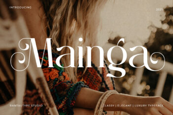 Mainga Luxury Classy Serif Font