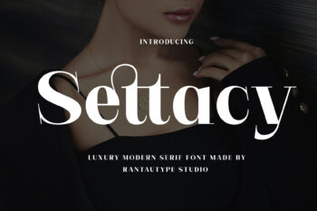 Settacy Luxury Modern Serif Font