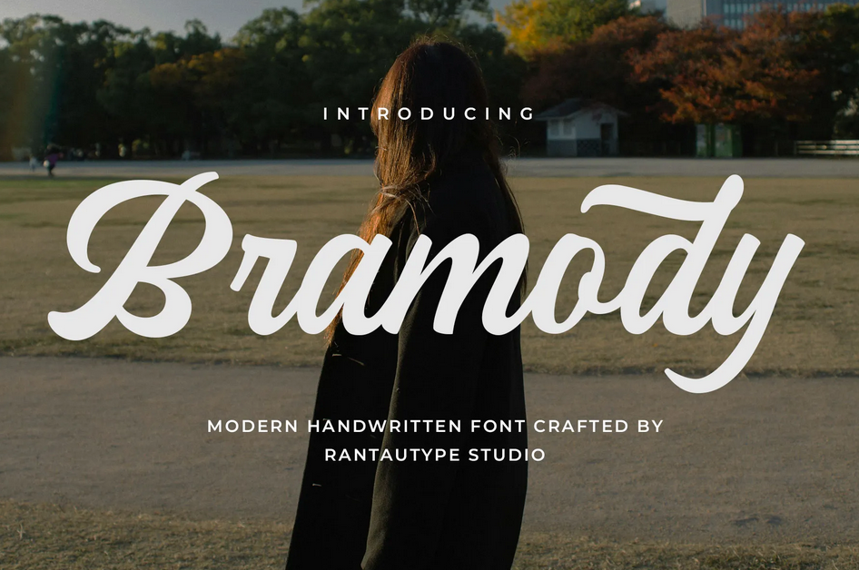 2. Bramody Modern Script Font