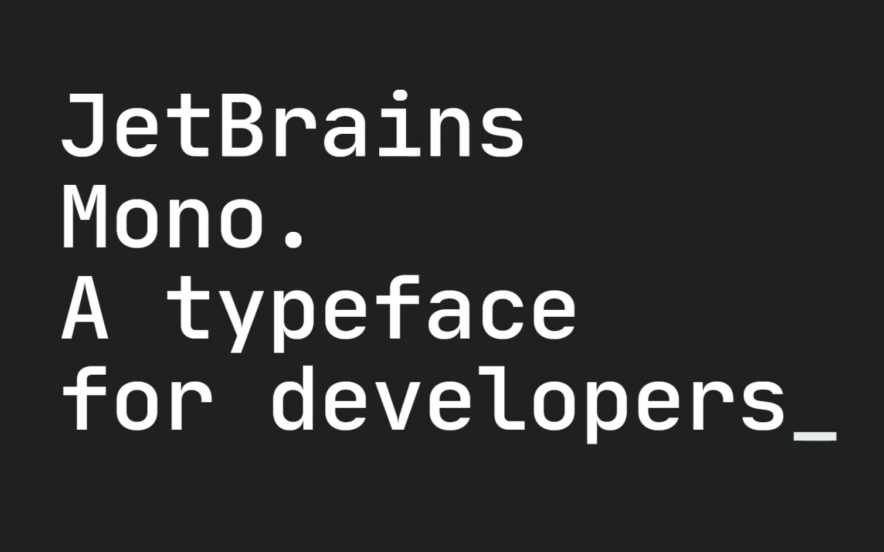 2. JetBrains Mono