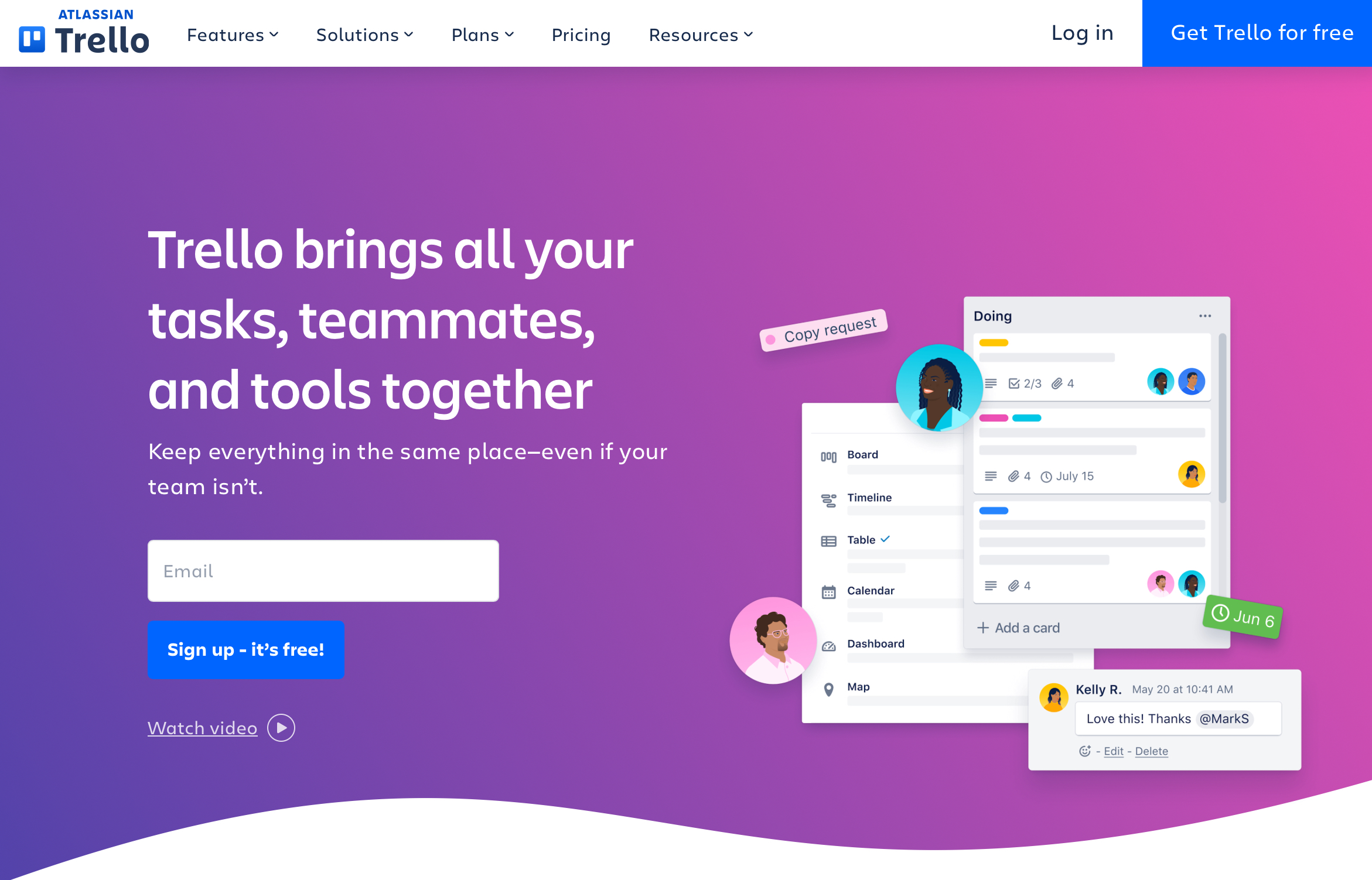 2. Kanban Project Management System Trello