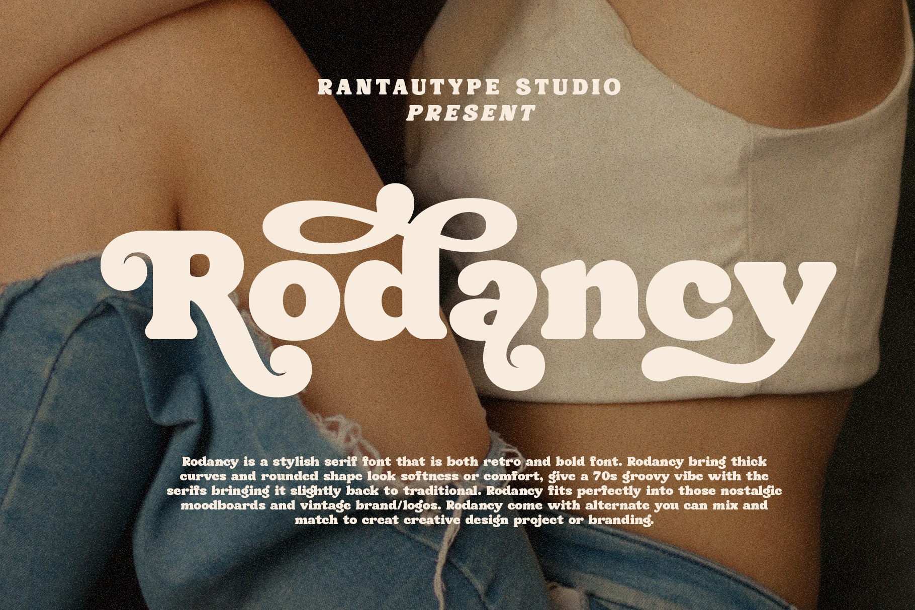 20. Rodancy Retro Vintage Serif Font