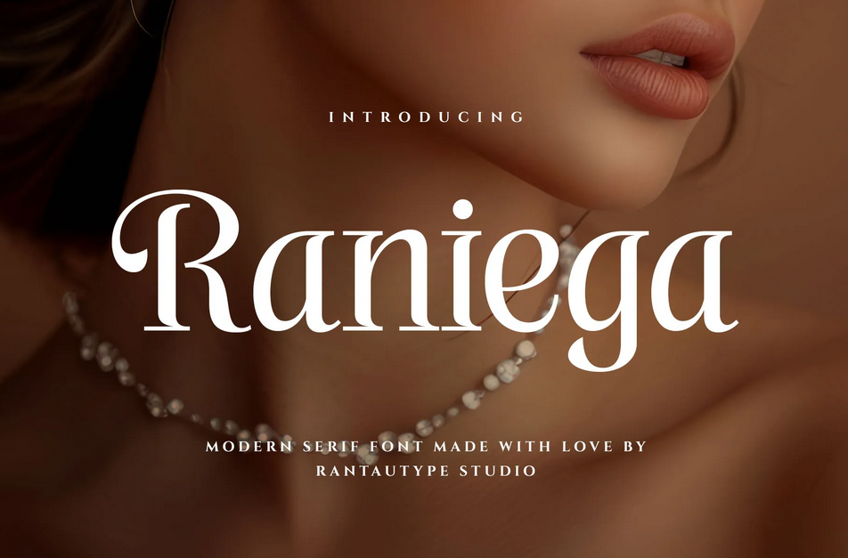 21. Raniega Modern Display Serif Font