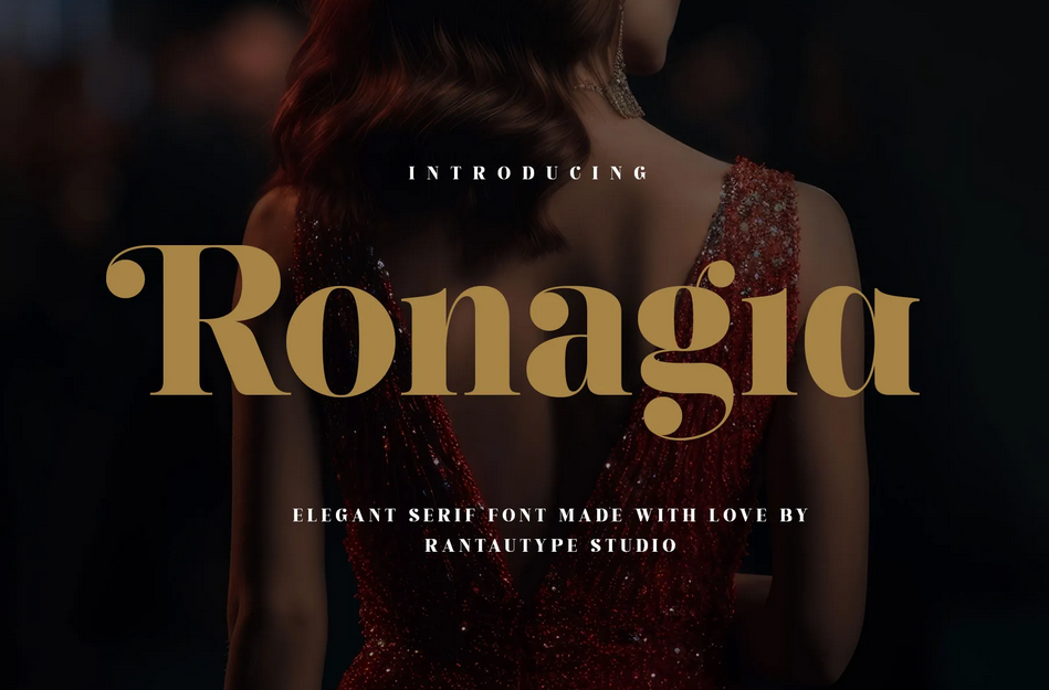 22. Ronagia Elegant Serif Font