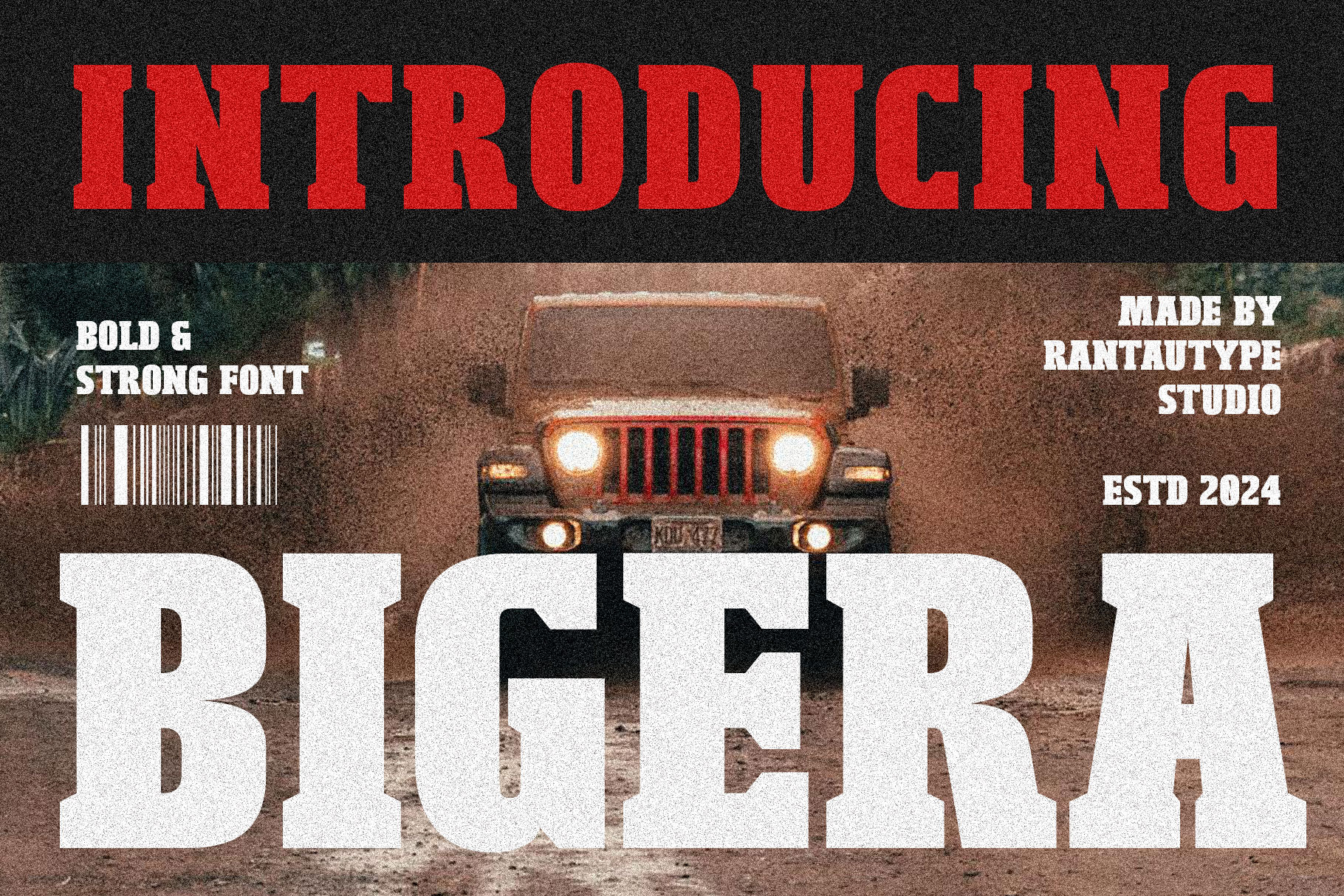 23. Bigera Bold Strong Font
