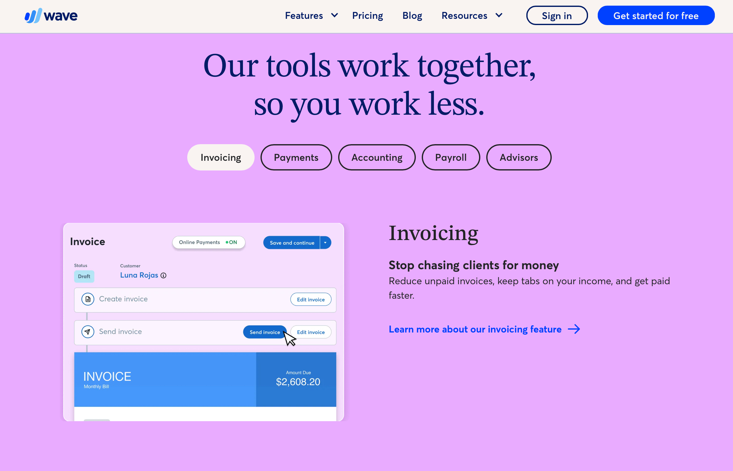 5. Accounting Tool Wave