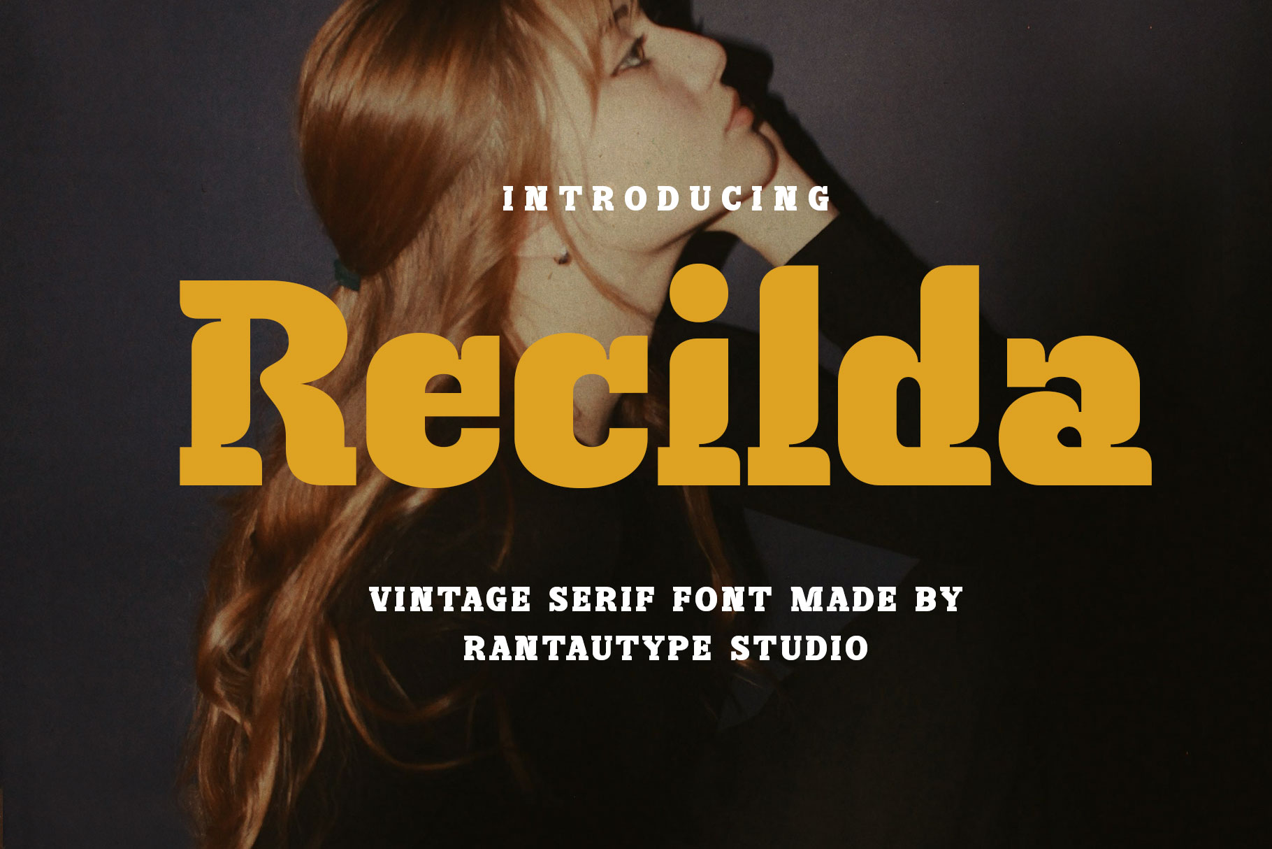5. Recilda Vintage Serif Font