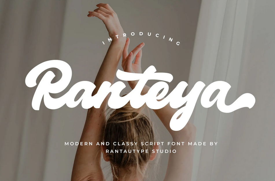 6. Ranteya Classy Script Font