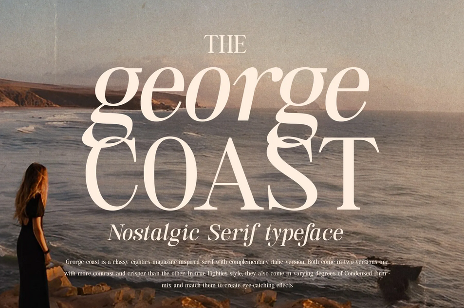 7. George Coast Nostalgic Font