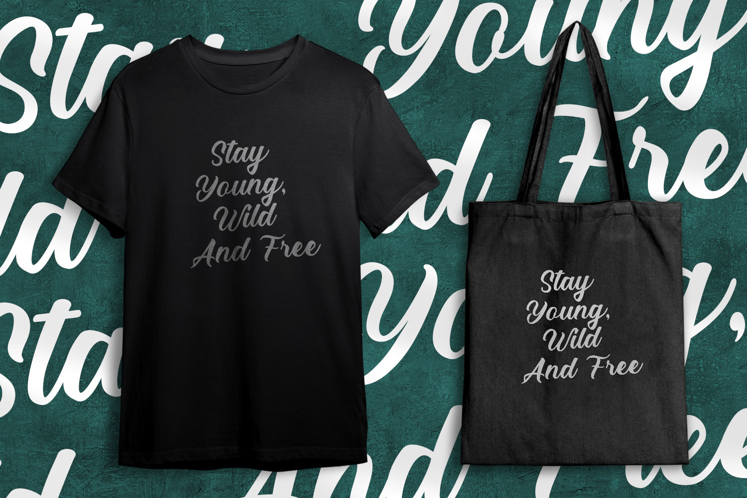 Director Script font for premium t-shirt