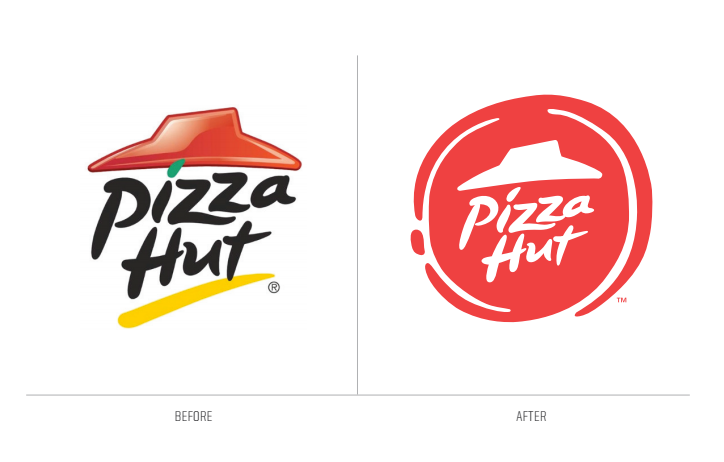 Legendary Red and Hut of Pizza Hut Logo