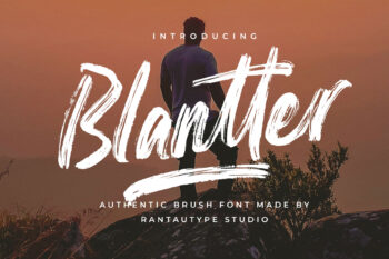 Blantter Authentic Brush Font
