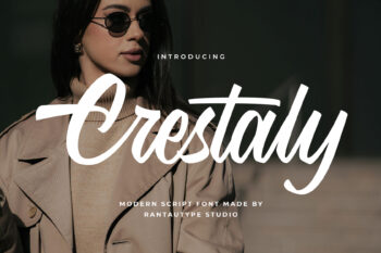 Crestaly Modern Script Font