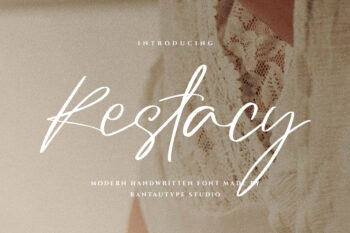 Restacy Modern Handwritten Font