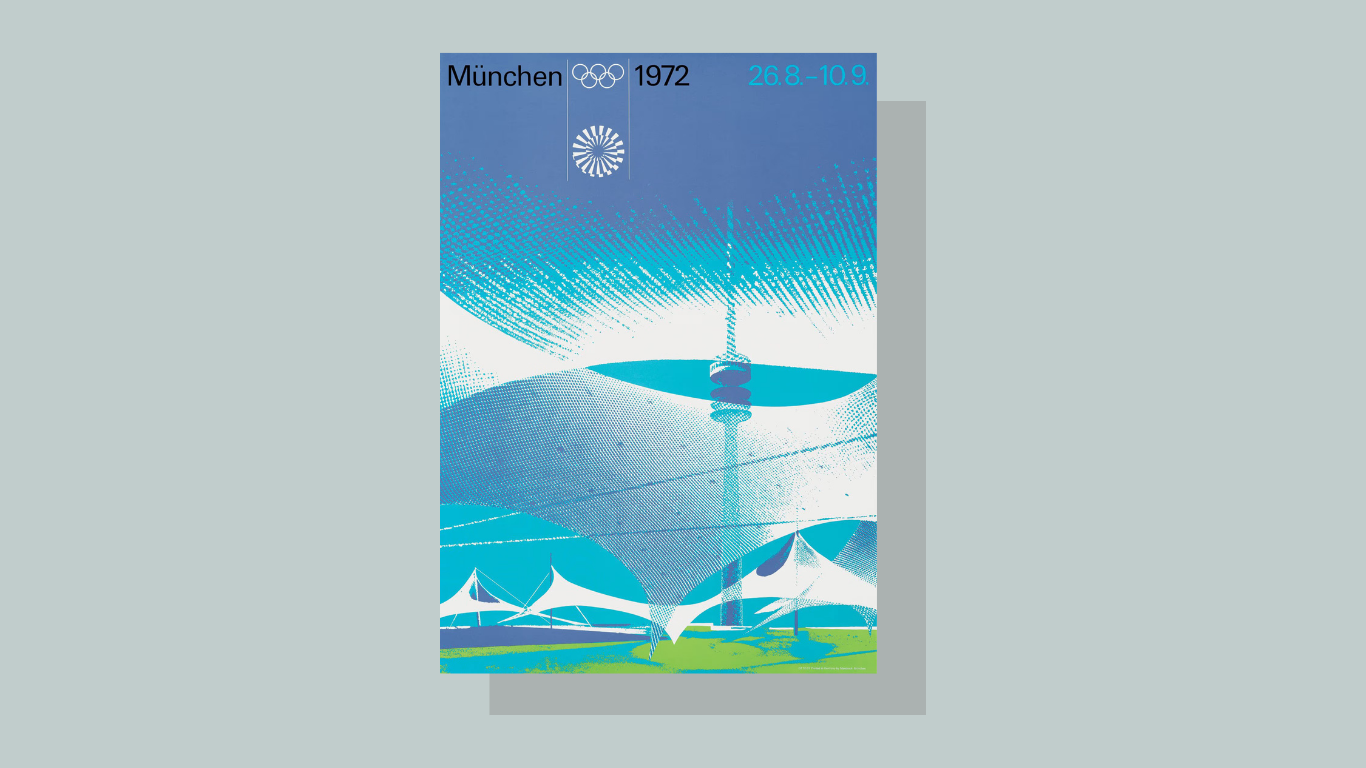 1972 Munich Olympic Poster