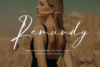 Remundy Modern Handwritten Font