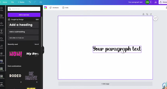 Start Designing Using Uploaded Fonts