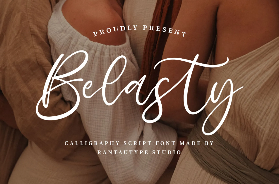 1. Belasty Calligraphy Script Font