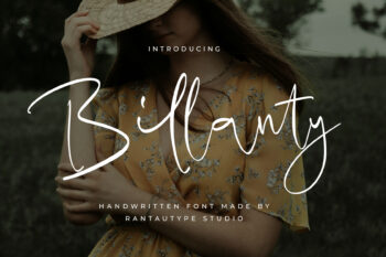 Billanty Handwritten Font