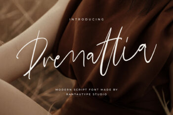 Drenattia Modern Script Font