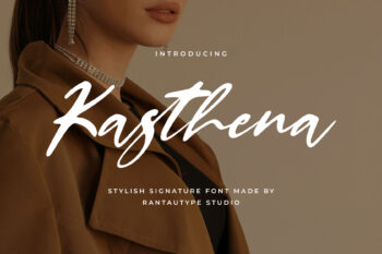Kasthena Stylish Signature Font