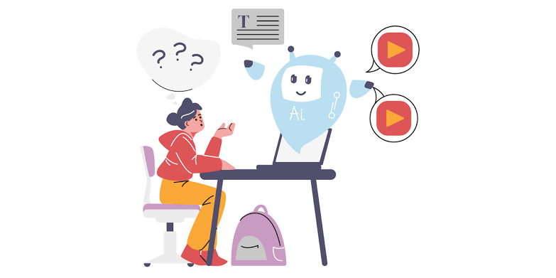 Overdependence on AI Illustration