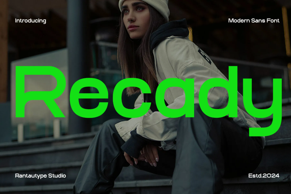 9. Recady Modern Sans Font