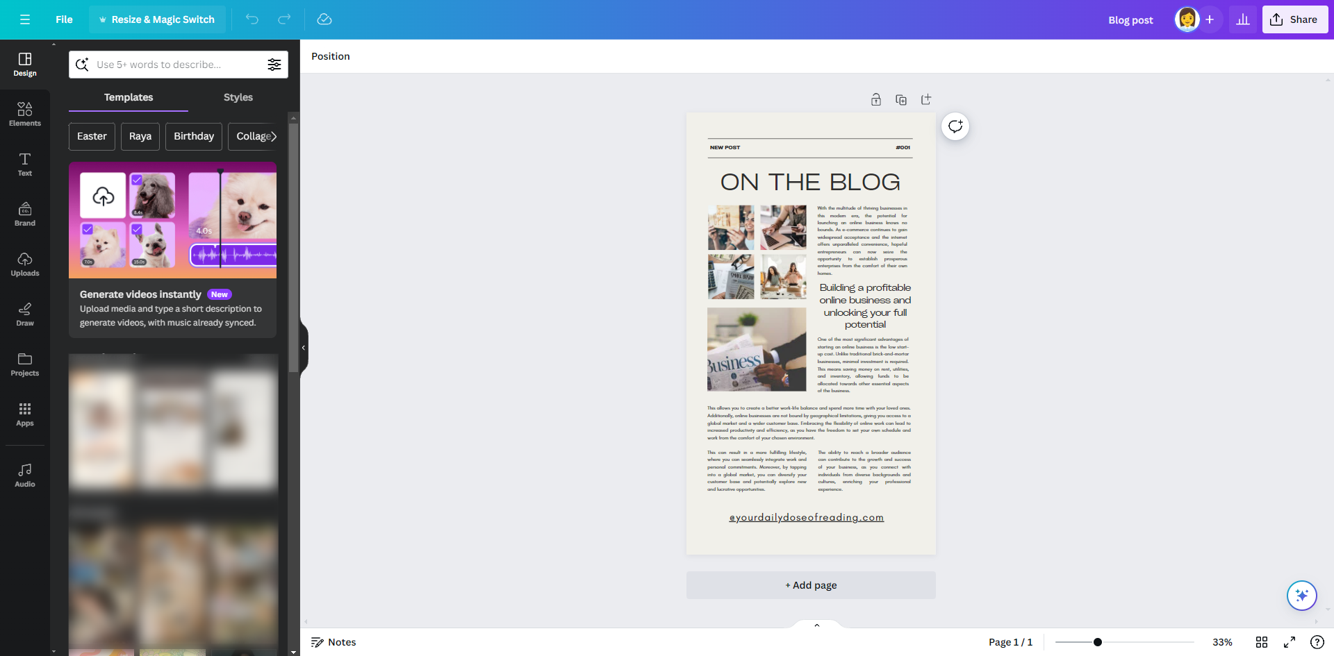 4. Resize Without Starting Over
