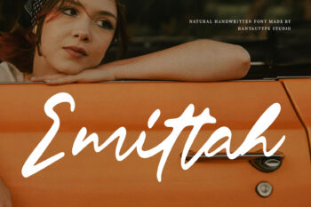 Emittah Natural Handwritten Font