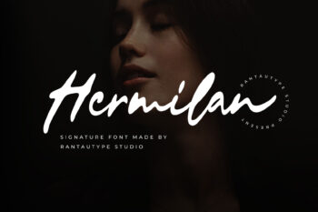 Hermilan Signature Font