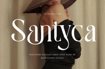 Santyca Signature Serif Font