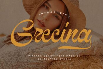 Grecina Vintage Script Font