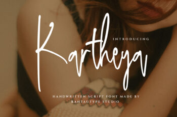 Kartheya Handwritten Script Font