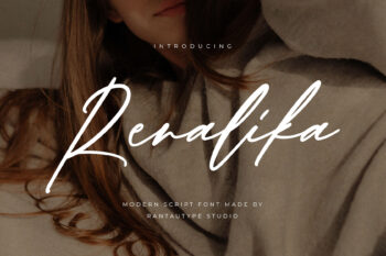 Renalika Modern Script Font