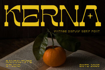 Kerna Vintage Display Serif Font