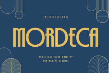 Mordeca Art Deco Font