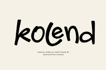 Kolend Casual Display Font