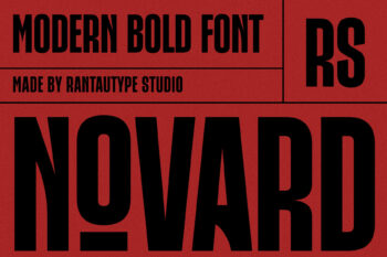 Novard Modern Bold Font