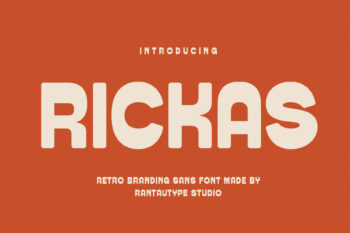 Rickas Retro Branding Sans Font