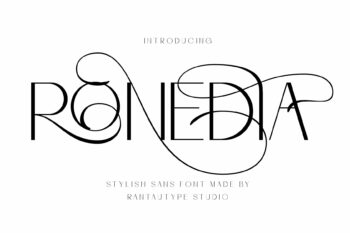 Ronedia Stylish Sans Font