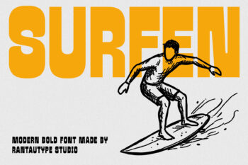 Surfen Modern Bold Font
