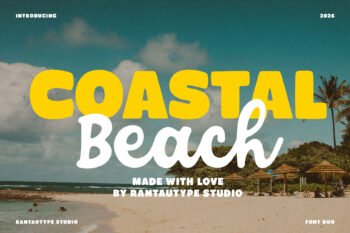 Coastal Beach a Font Duo