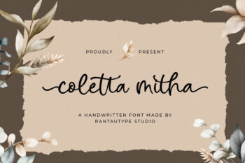 Coletta Mitha Handwritten Script Font
