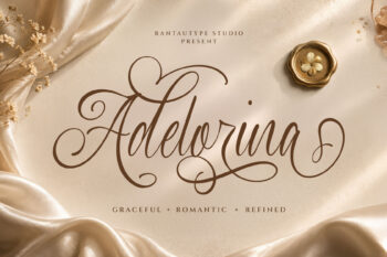 Adelorina Elegant Script Font