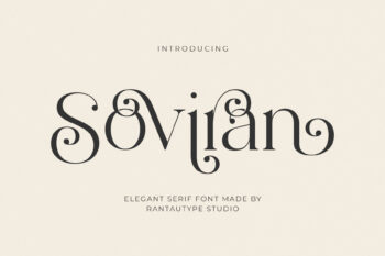 Soviran Elegant Serif Font