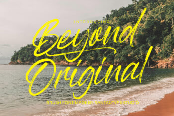 Beyond Original Modern Brush Font