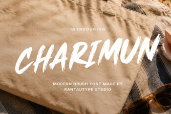 Charimun Modern Brush Font